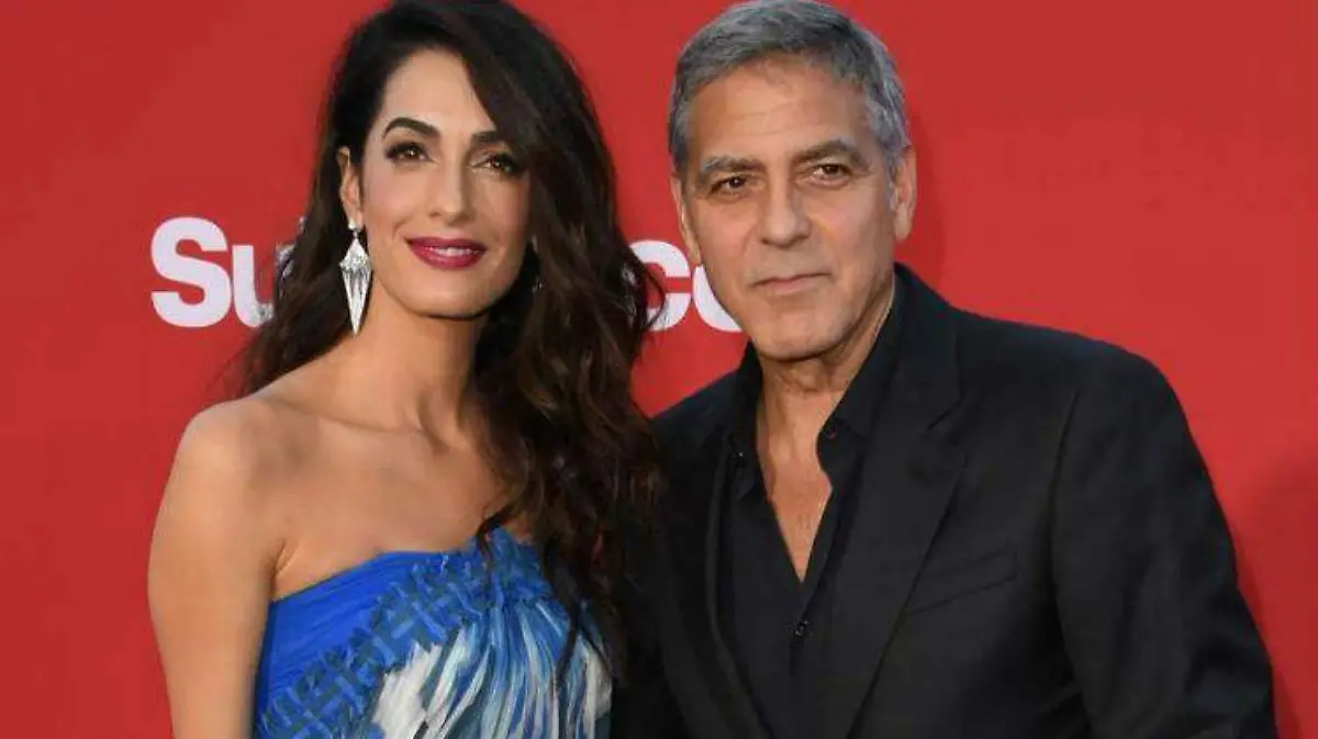 George y Amal Clooney AFP archivo